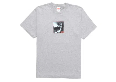 Pre-owned Supreme Men's  Shadow Tee Shirt In Heather Grey In Gray