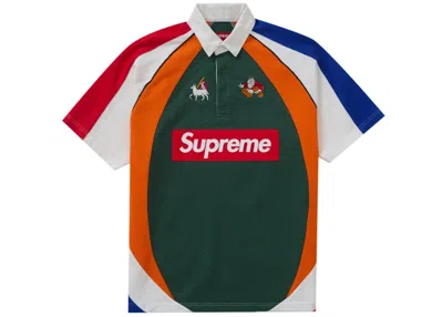 Pre-owned Supreme Men's  Short Sleeve Rugby Shirt