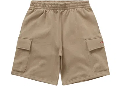 Pre-owned Supreme Men's  Small Box Baggy Cargo Sweatshort In Tan
