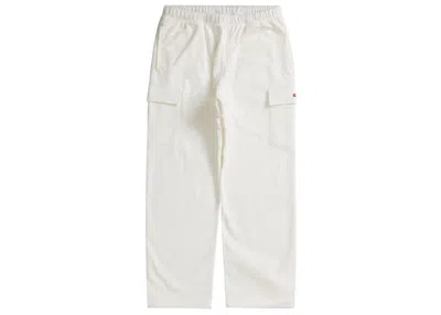Pre-owned Supreme Men's  Small Box Cargo Sweatpant In White