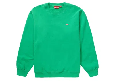 Pre-owned Supreme Men's  Small Box Crewneck Sweatshirt In Green