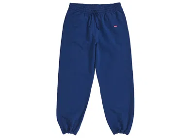 Pre-owned Supreme Men's  Small Box Drawcord Sweatpant (fw24) In Dark Royal In Purple