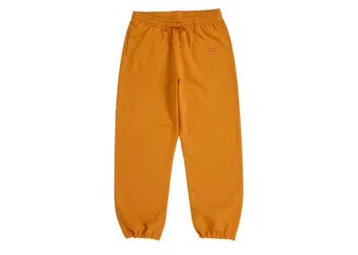 Pre-owned Supreme Men's  Small Box Drawcord Sweatpant (fw24) In Orange