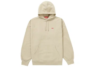 Pre-owned Supreme Men's  Small Box Hooded Sweatshirt (fw21) In Taupe