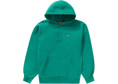 Pre-owned Supreme Men's  Small Box Hooded Sweatshirt (fw22) In Dark Aqua In Blue