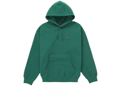 Pre-owned Supreme Men's  Small Box Hooded Sweatshirt (fw24) In Green