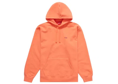 Pre-owned Supreme Men's  Small Box Hooded Sweatshirt (ss22) In Apricot