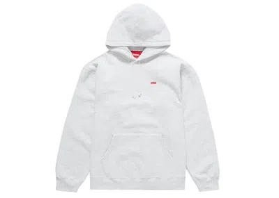 Pre-owned Supreme Men's  Small Box Hooded Sweatshirt (ss22) In Ash Grey
