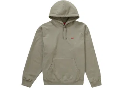 Pre-owned Supreme Men's  Small Box Hooded Sweatshirt (ss23) In Olive