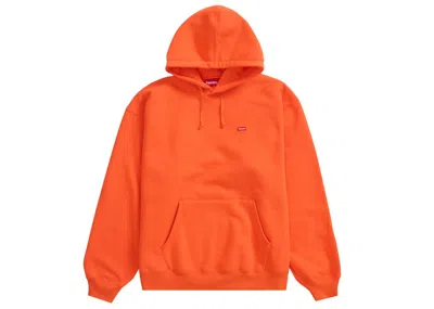 Pre-owned Supreme Men's  Small Box Hooded Sweatshirt (ss24) In Bright Orange