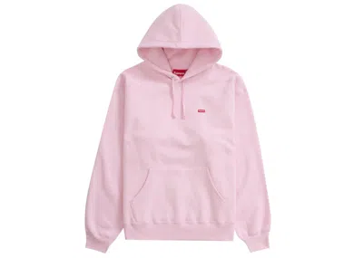 Pre-owned Supreme Men's  Small Box Hooded Sweatshirt (ss24) In Light Pink