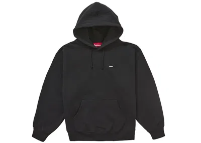 Pre-owned Supreme Men's  Small Box Hooded Sweatshirt (ss25) In Black