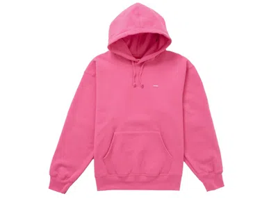 Pre-owned Supreme Men's  Small Box Hooded Sweatshirt (ss25) In Magenta