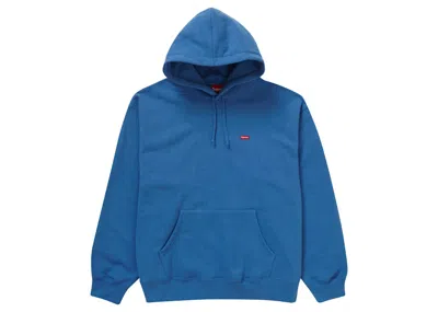 Pre-owned Supreme Men's  Small Box Hooded Sweatshirt Sweatshirt (ss23) In Pale Royal