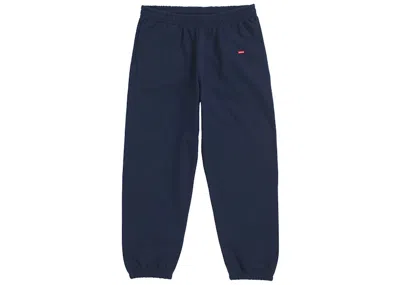 Pre-owned Supreme Men's  Small Box Sweatpant (fw24) In Navy Blue