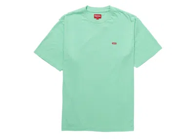 Pre-owned Supreme Men's  Small Box Tee Shirt (fw21) In Lime In Green