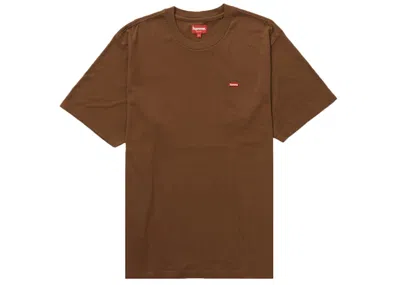 Pre-owned Supreme Men's  Small Box Tee Shirt (ss22fw22) In Brown