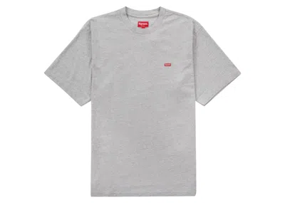 Pre-owned Supreme Men's  Small Box Tee Shirt (ss23) In Heather Grey In Gray