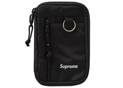 Pre-owned Supreme Men's  Small Zip Pouch In Black