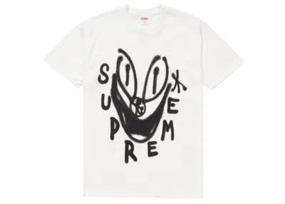 Pre-owned Supreme Men's  Smile Tee Shirt In White