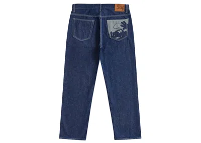 Pre-owned Supreme Men's  Smurfs Regular Jean In Blue