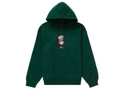Pre-owned Supreme Men's  Soup Can Hooded Sweatshirt In Dark Green