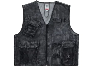 Pre-owned Supreme Men's  South2 West8 Bush Vest In Black