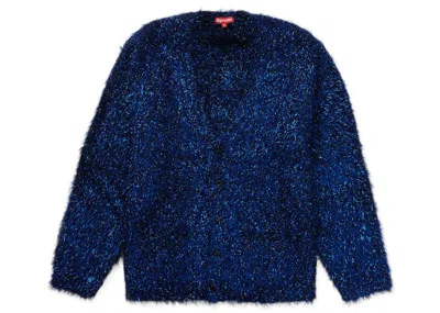 Pre-owned Supreme Men's  Sparkle Cardigan In Blue