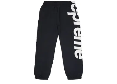 Pre-owned Supreme Men's  Spellout Track Pant In Black