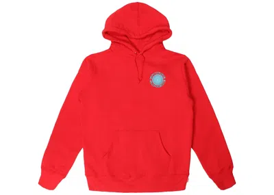 Pre-owned Supreme Men's  Spitfire Hooded Sweatshirt In Red