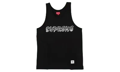 Pre-owned Supreme Men's  Splatter Tank Top In Black