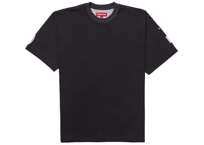 Pre-owned Supreme Men's  Split Short Sleeve Top (fw23) In Black