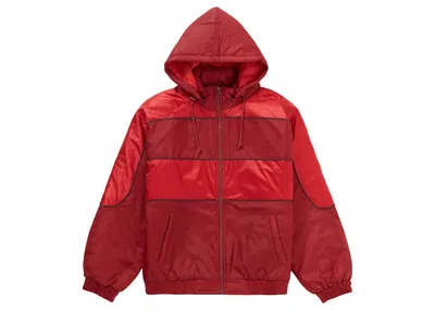 Pre-owned Supreme Men's  Sports Piping Puffy Jacket In Red