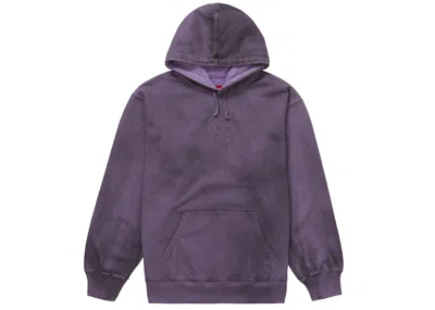 Pre-owned Supreme Men's  Spray Hooded Sweatshirt In Violet