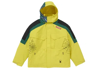 Pre-owned Supreme Men's  Spyder Technical Jacket In Yellow