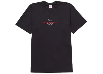 Pre-owned Supreme Men's  Standard Tee Shirt In Black