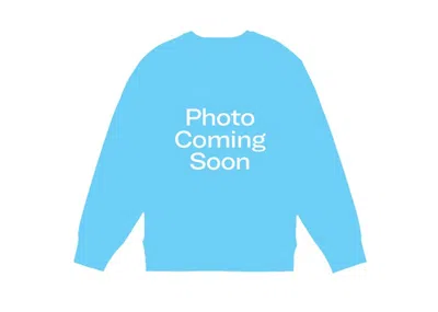Pre-owned Supreme Men's  Stars Crewneck Sweatshirt In Ice Blue