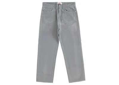 Pre-owned Supreme Men's  Stone Island 5pocket Jean In Reflective In Silver