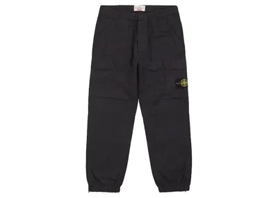 Pre-owned Supreme Men's  Stone Island Camo Cargo Pant In Black Camo