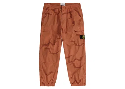 Pre-owned Supreme Men's  Stone Island Camo Cargo Pant In Coral Camo