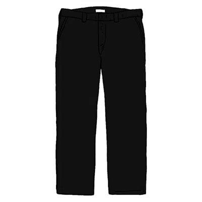 Pre-owned Supreme Men's  Stone Island Corduroy Pant In Black