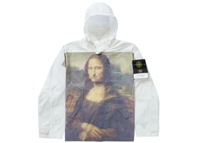 Pre-owned Supreme Men's  Stone Island Cotton Cordura Shell Jacket In Mona Lisa In Brown
