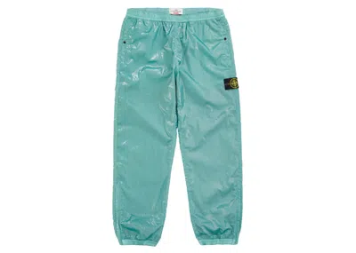 Pre-owned Supreme Men's  Stone Island New Silk Light Pant In Light Blue