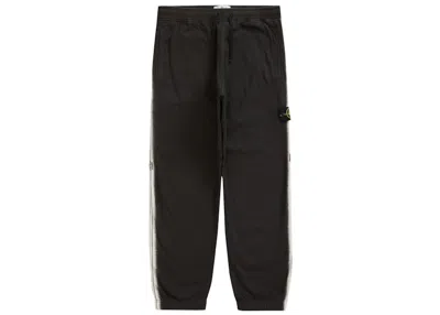Pre-owned Supreme Men's  Stone Island Stripe Sweatpant In Black