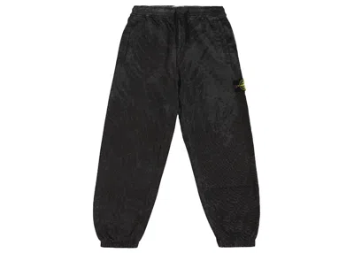 Pre-owned Supreme Men's  Stone Island Sweatpant (fw23) In Black
