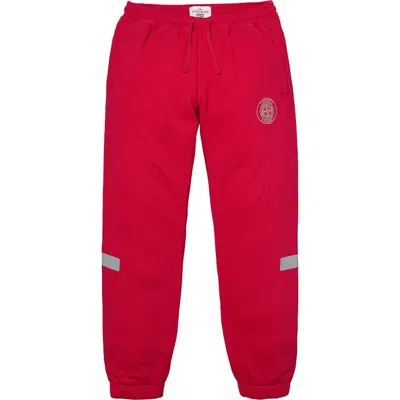 Pre-owned Supreme Men's  Stone Island Sweatpant In Magenta
