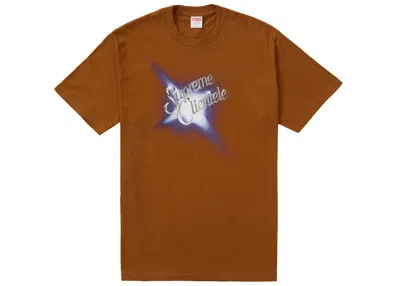 Pre-owned Supreme Men's   Clientele Tee Shirt In Brown