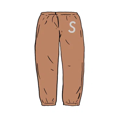 Pre-owned Supreme Men's  Swarovski S Logo Sweatpant In Brown