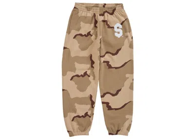 Pre-owned Supreme Men's  $ Sweatpant In Desert Camo