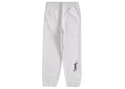 Pre-owned Supreme Men's  Tag Sweatpant Ash Heather In Ash Grey